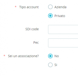 TypeAccount differenzia clienti privati e aziende modulo PrestaShop