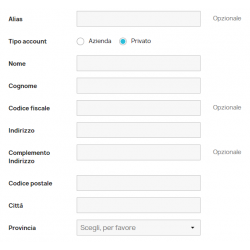 TypeAccount differenzia clienti privati e aziende modulo PrestaShop